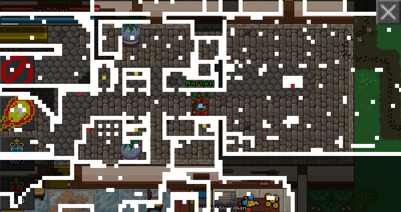 Open minimap with markers